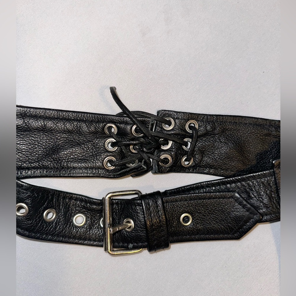 FMC Leather Motorcycle Riding Chaps - Picture 4 of 4